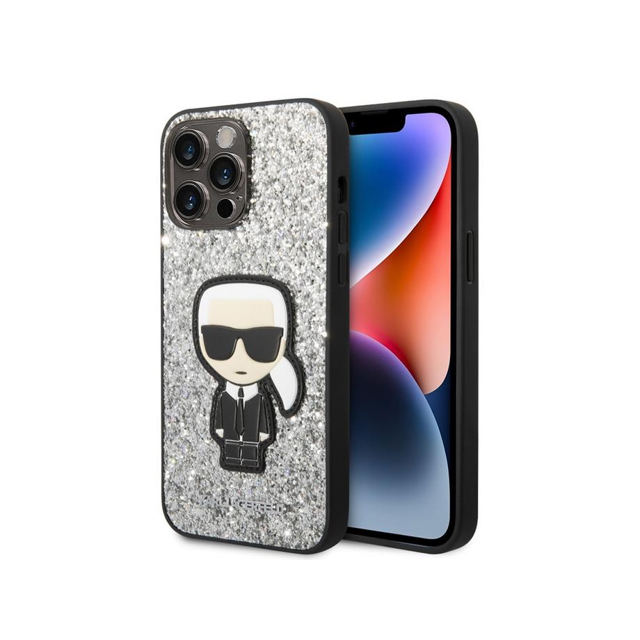 KARL LAGERFELD  Hülle iPhone 14 Pro Max Glitter Flakes 
