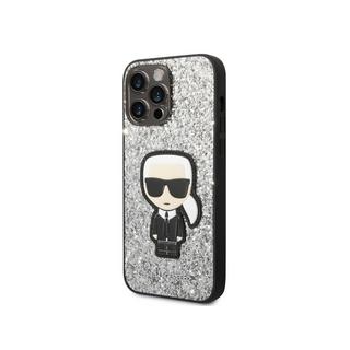 KARL LAGERFELD  Coque iPhone 14 Pro Max Glitter Ikonik 