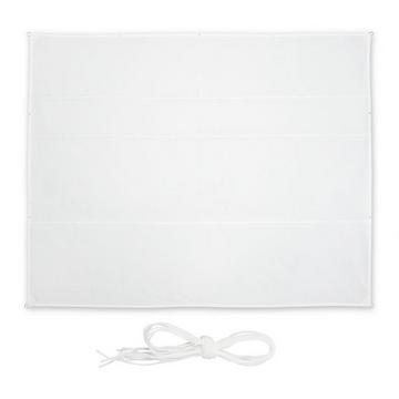 Voile d'ombrage rectangulaire blanc