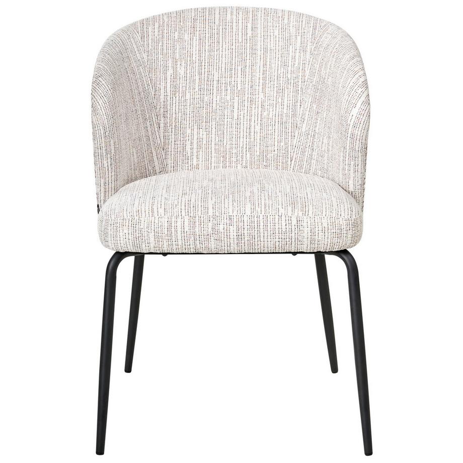 Beliani Esszimmerstuhl 2er Set aus Stoff Modern ZANA  