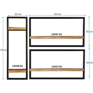 mutoni Wandregal Melbourne natur 95x25x75 (3-tlg)  