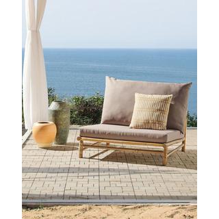 Beliani Chaise de jardin en Bambou Rustique TODI  