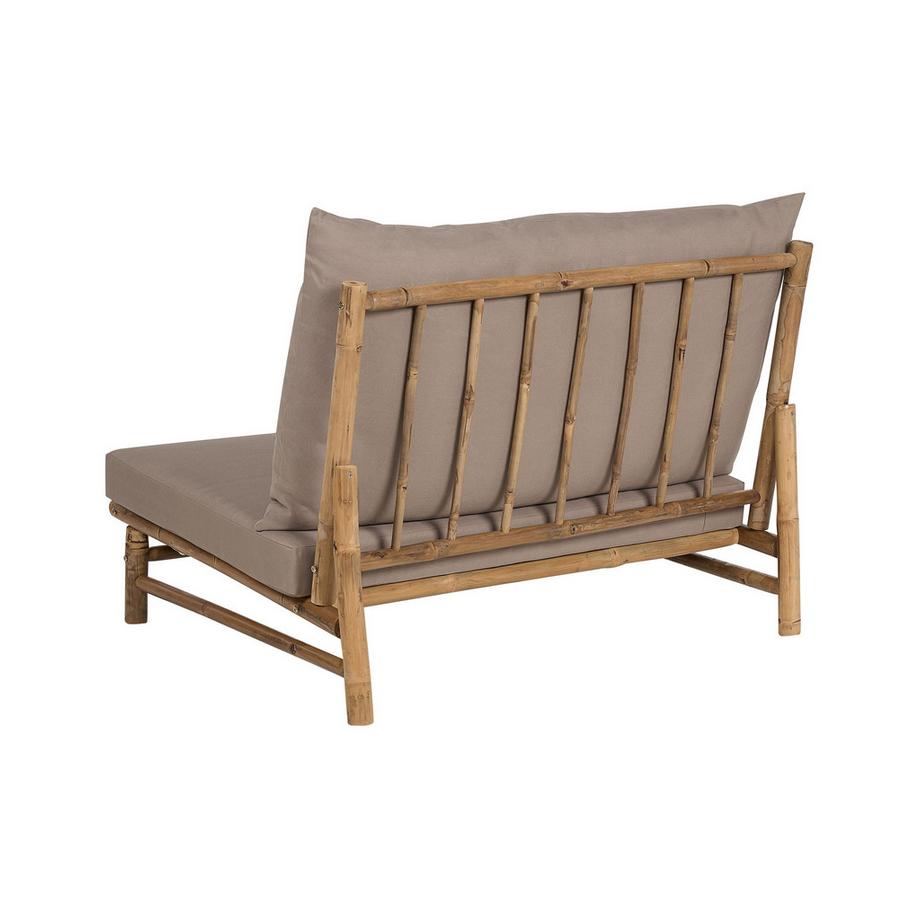Beliani Chaise de jardin en Bambou Rustique TODI  