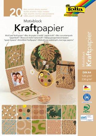 Image of 48898 Kunstdruckpapier Kunstpapier 20 Blätter Multicolor