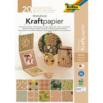 Folia 48898 papier créatif papier d'art 20 feuilles