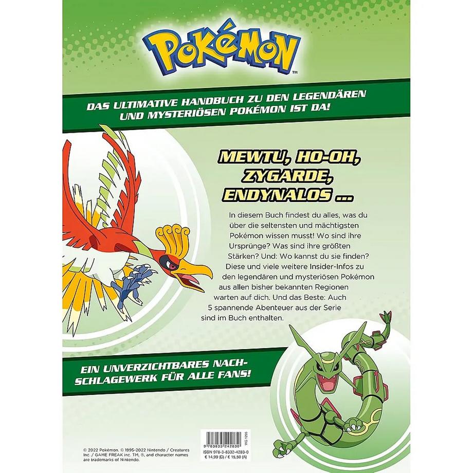 Pokémon - Legendär und mysteriös: Das große Buch der legendären und mysteriösen Pokémon Panini; Kavelar, Nina (Übersetzung) Gebundene Ausgabe 