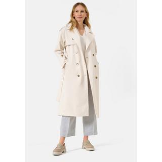 RICANO  Trench-coat da donna Greta, cappotto doppiopetto con cintura 