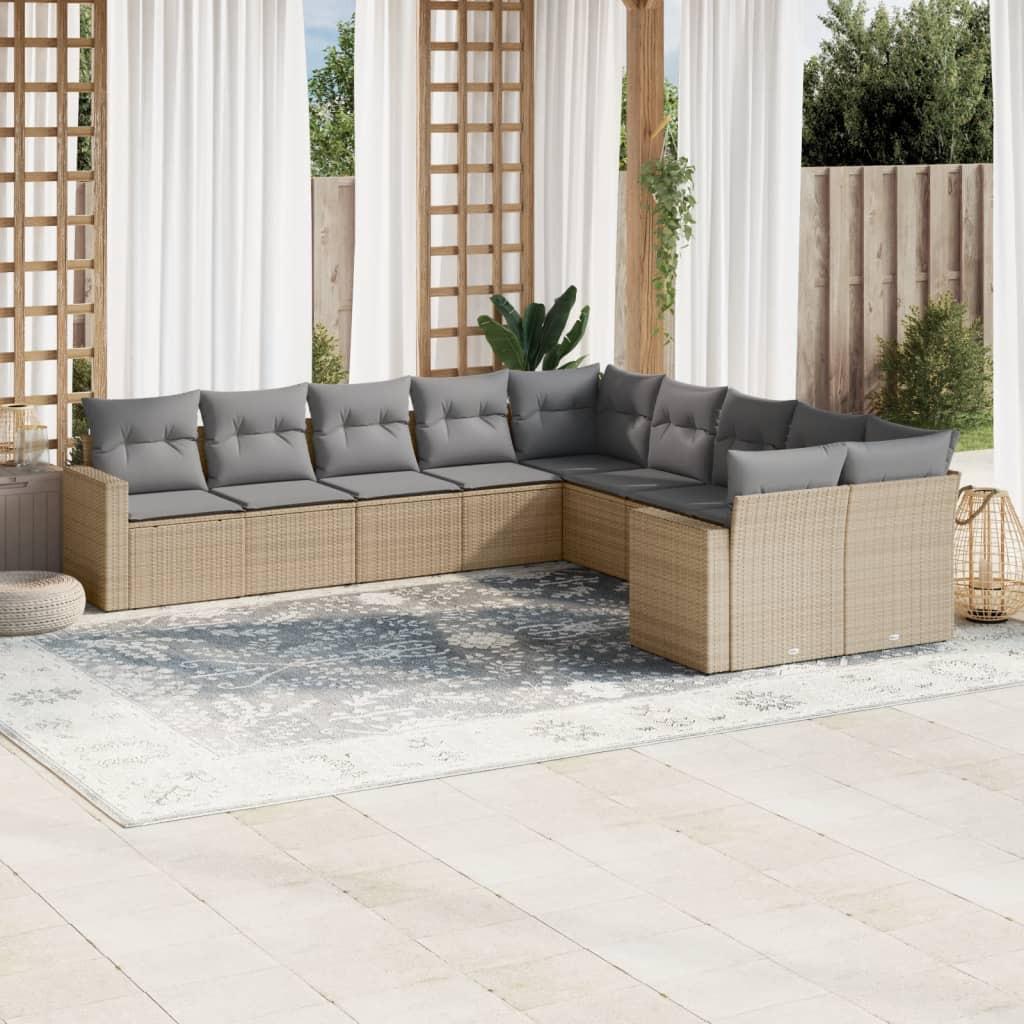 VidaXL Garten sofagarnitur poly-rattan  