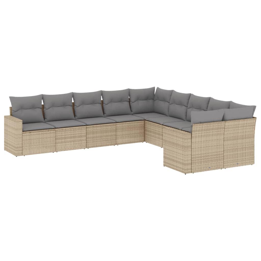 VidaXL Garten sofagarnitur poly-rattan  