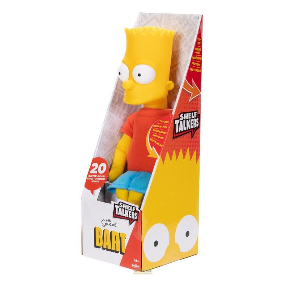 JAKKS Pacific  Simpsons Plüschfigur sprechend Bart 33 cm *Englische Version* 