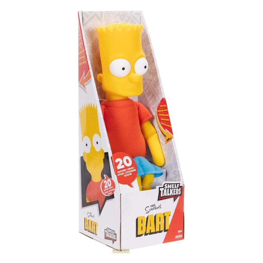JAKKS Pacific  Simpsons Plüschfigur sprechend Bart 33 cm *Englische Version* 