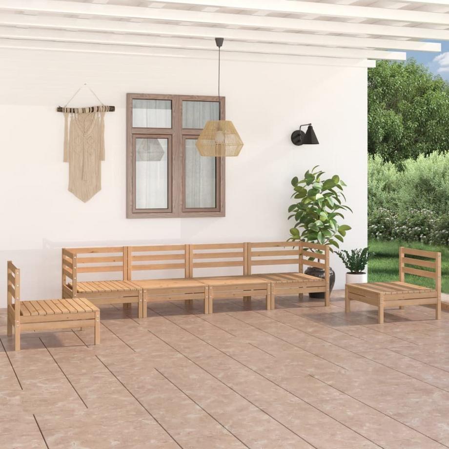 VidaXL Garten-lounge-set kiefernholz  