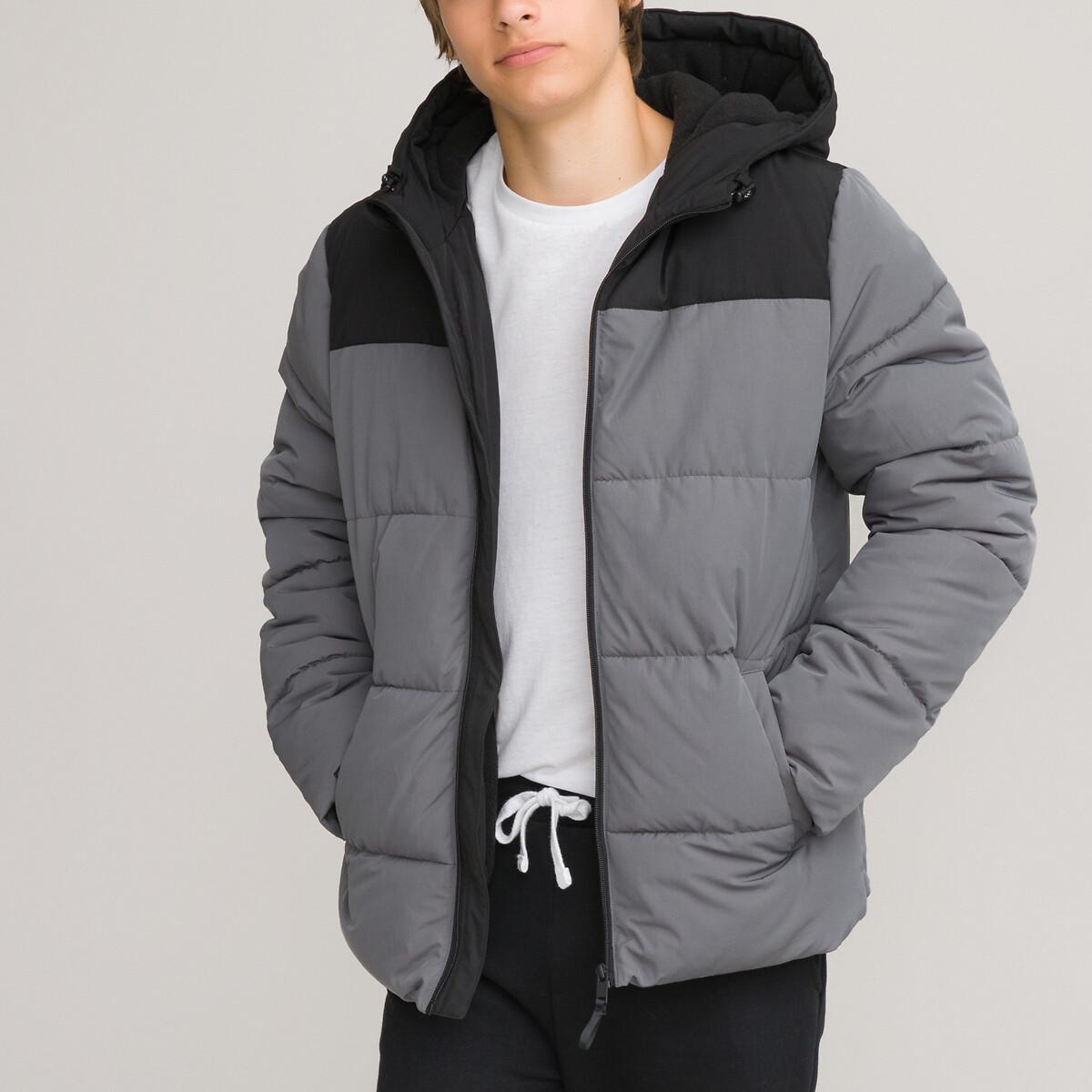 Image of Gesteppte Winterjacke Mit Kapuze Jungen Grau S