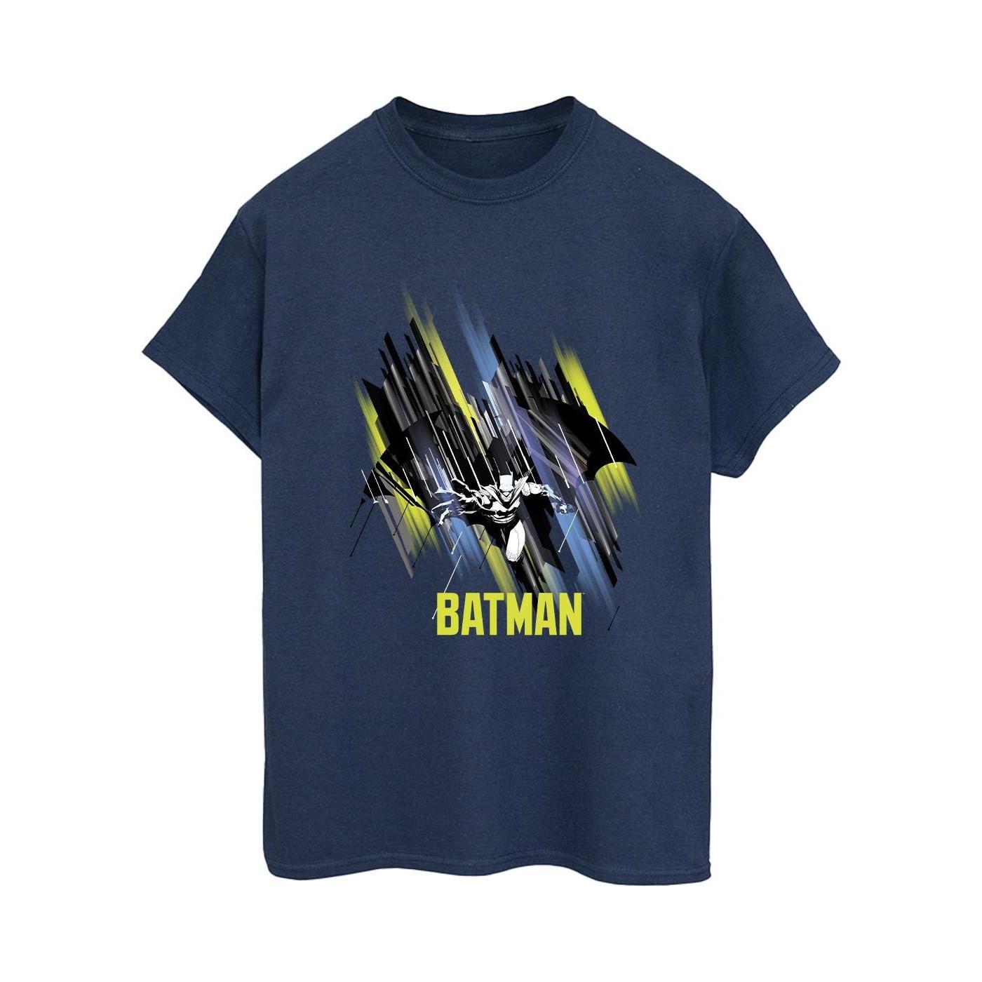 Image of Batman Flying Batman Tshirt Damen Marine XL