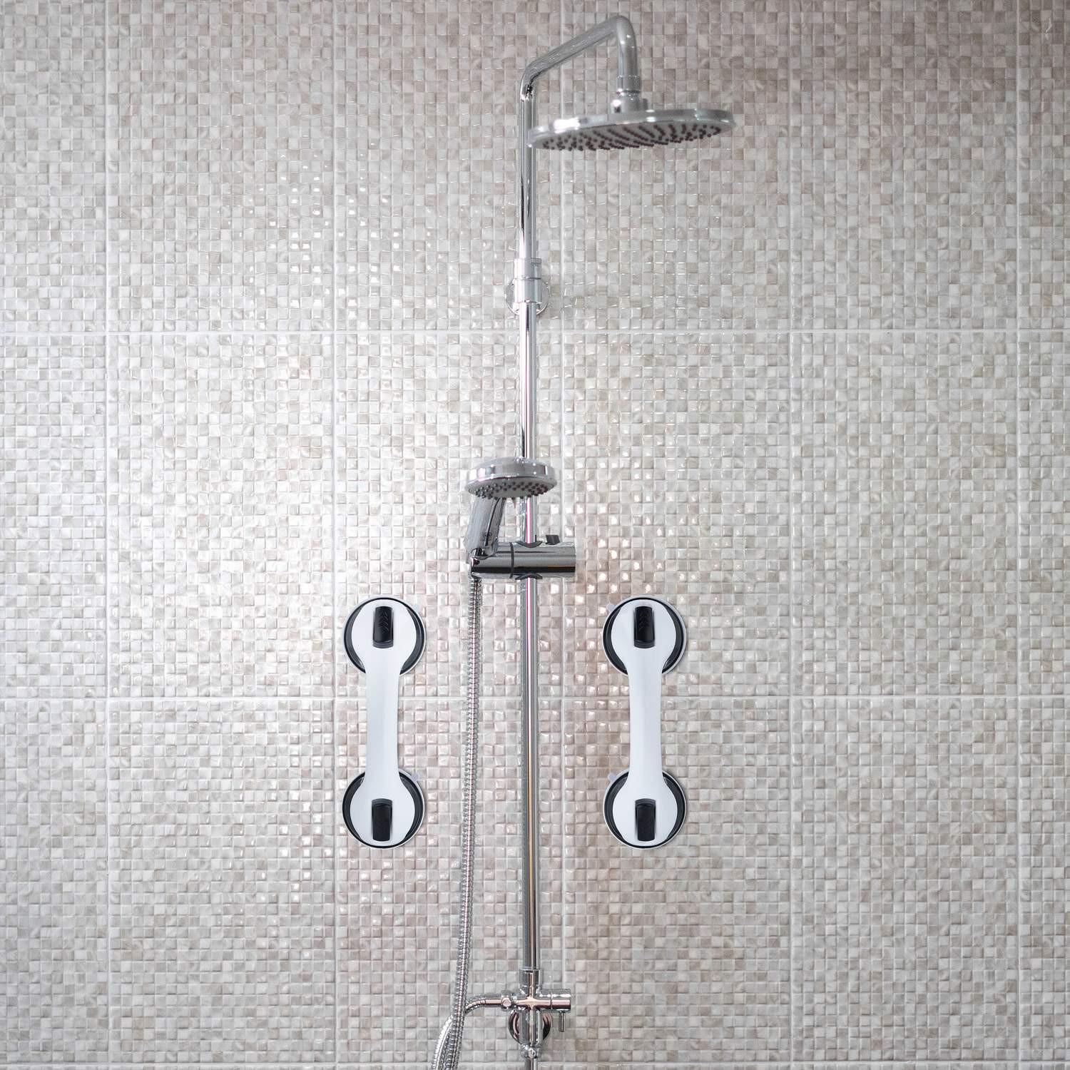 Northix 2 Haltegriffe mit Saugnapf  