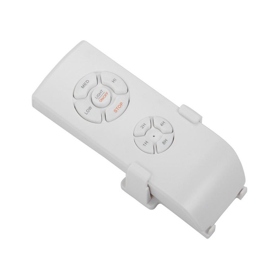 Beliani Deckenventilator mit Licht aus Acryl Glamourös IBAR  