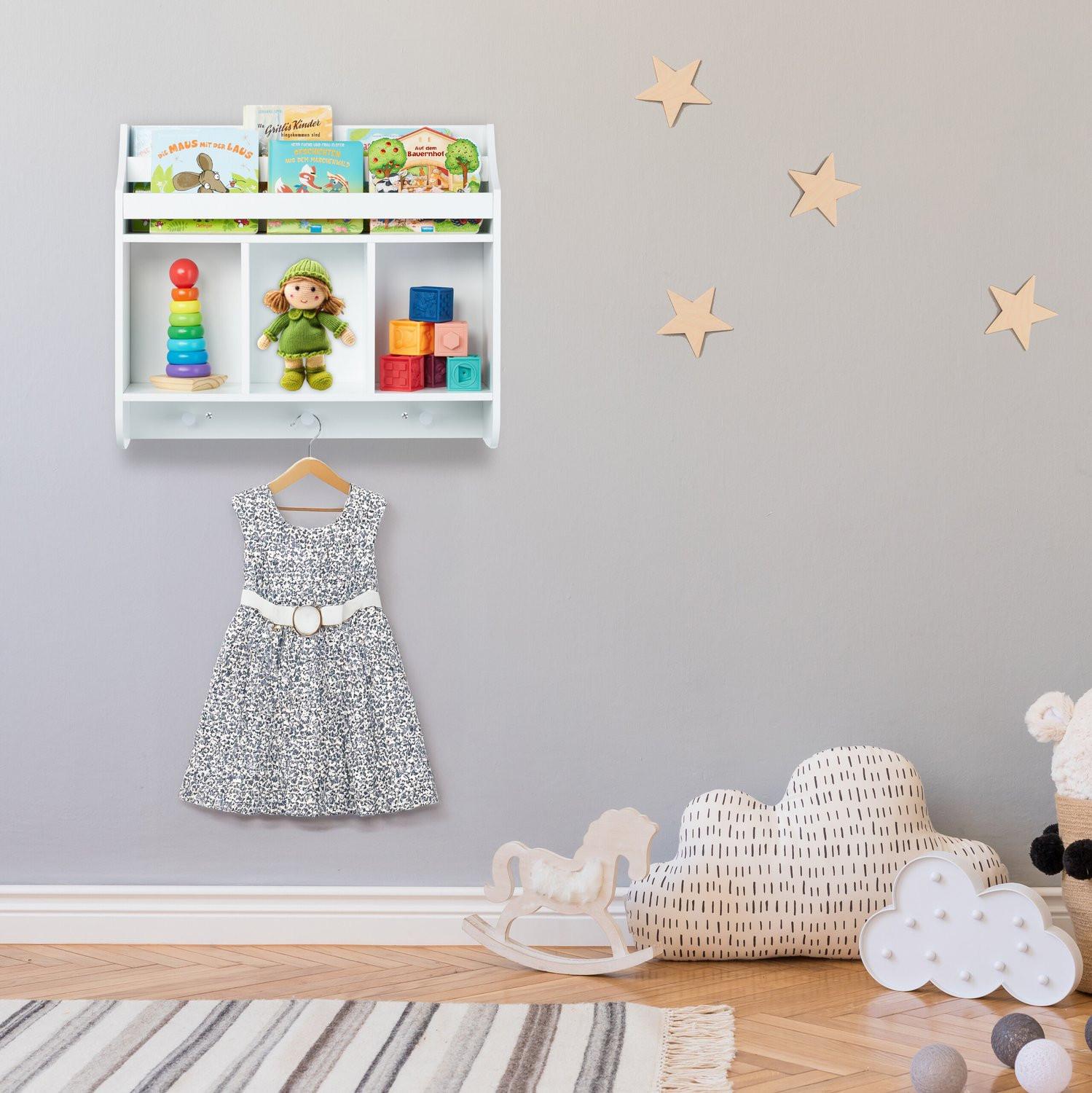 Northix Kinderregal mit 5 Fächern  