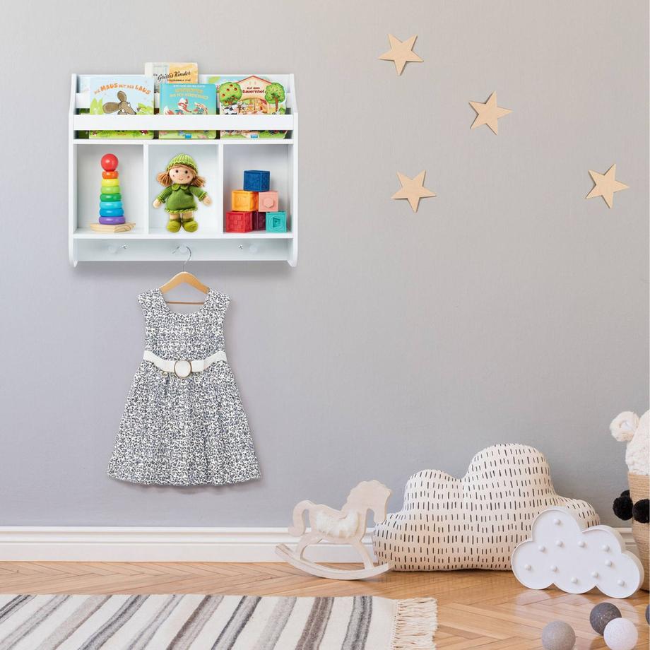 Northix Kinderregal mit 5 Fächern  