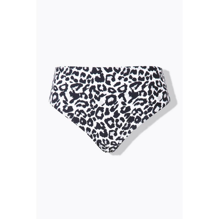 Studio Untold Slip Bikini Vita Alta Stampa Leopardata Modellante  