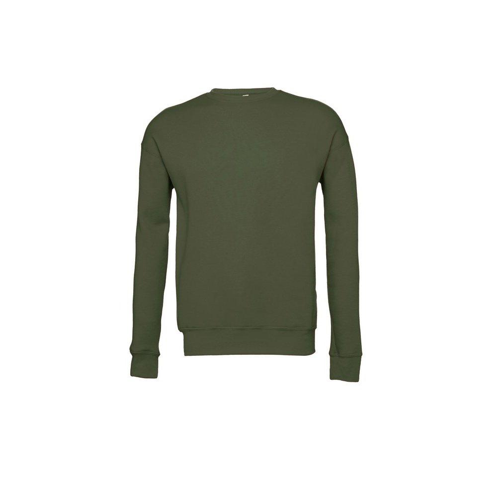 Image of Classic Sweatshirt, Überschnittene Schulter Herren Militärgrün M