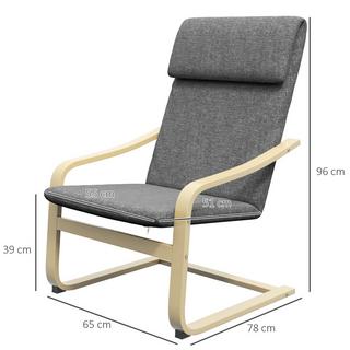 HOMCOM Fauteuil de relaxation  