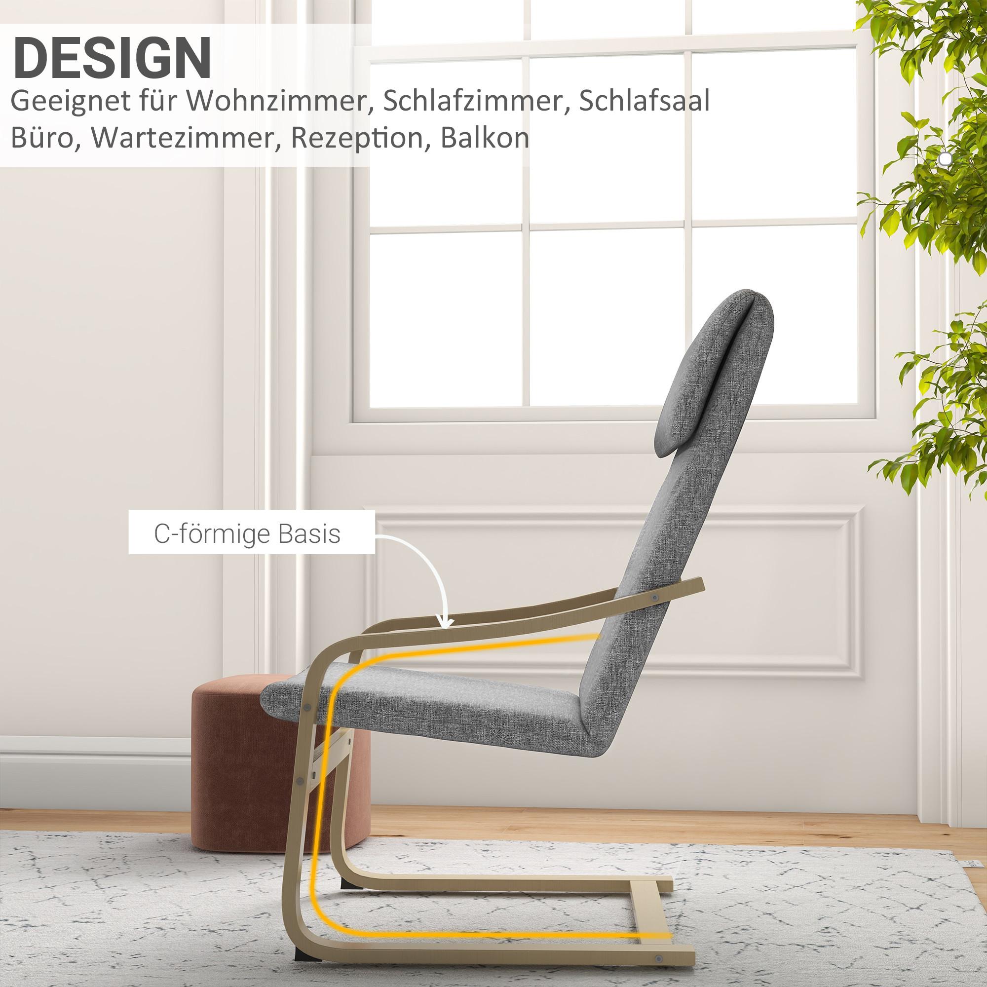 HOMCOM Fauteuil de relaxation  