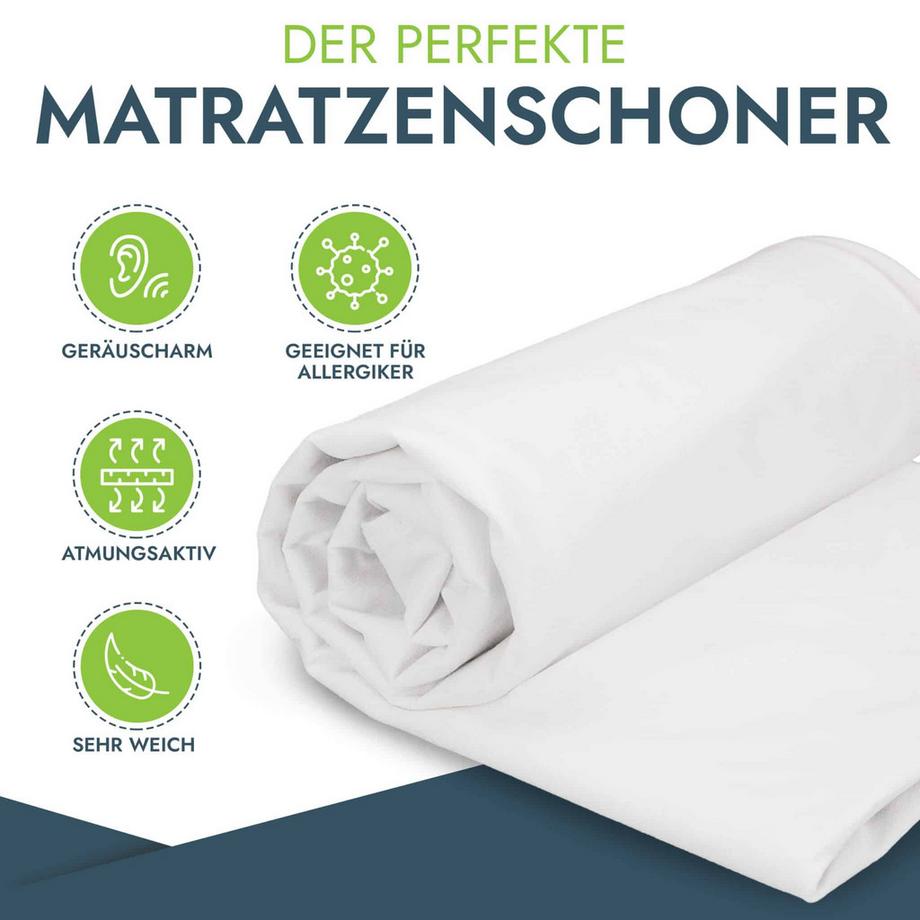 Mara Vital Protezione per materasso Protezione per materasso Topper per materasso impermeabile, traspirante e lavabile  