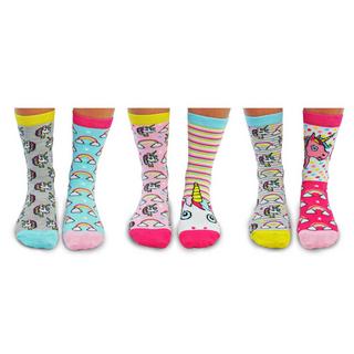 United OddSocks Odd Socks Polka Face Confezione da 3 Calze al Ginocchio  