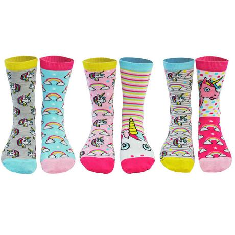United OddSocks Odd Socks Polka Face Confezione da 3 Calze al Ginocchio  