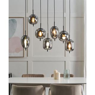 Beliani Lampe suspension en Verre Moderne TARLO  