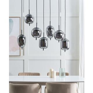 Beliani Lampe suspension en Verre Moderne TARLO  