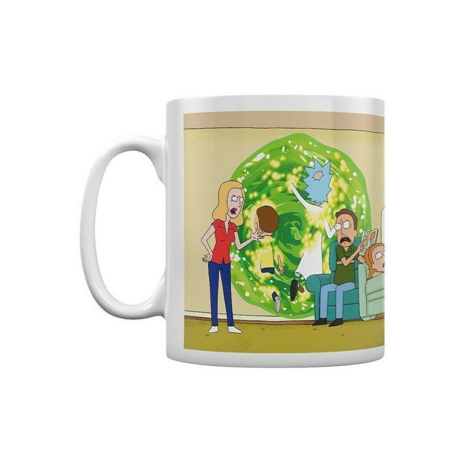Rick And Morty Kaffeebecher Portal  