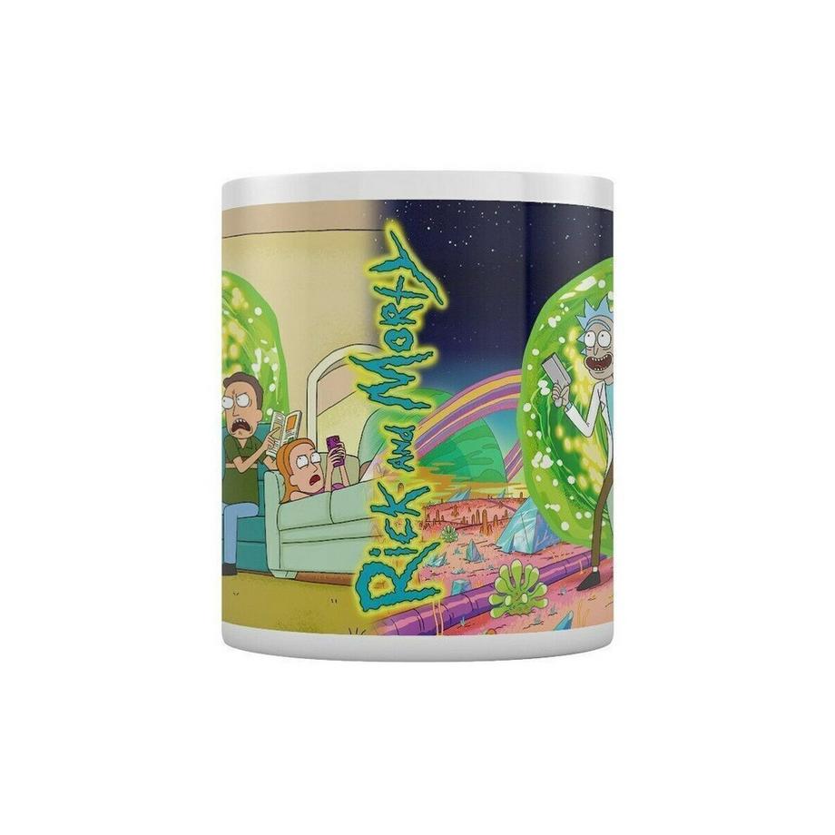 Rick And Morty Kaffeebecher Portal  