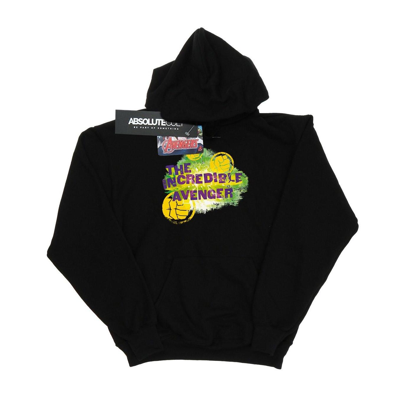 Image of Hulk Incredible Avenger Kapuzenpullover Unisex Schwarz 116