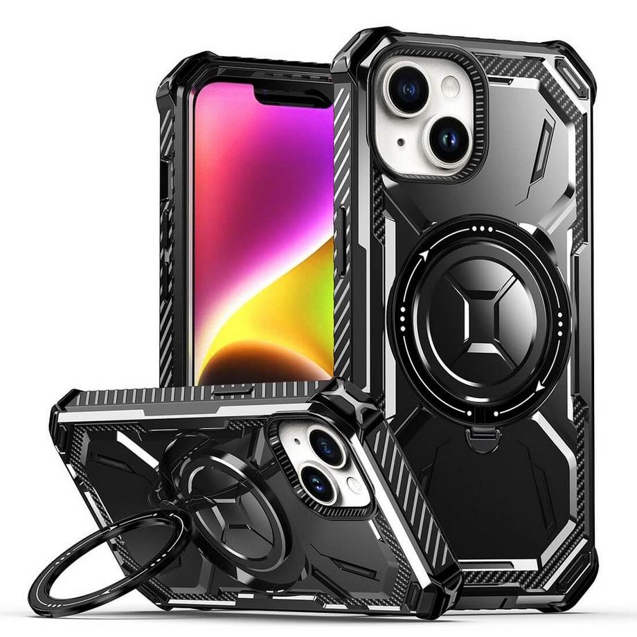 Cover-Discount  iPhone 15 - Armor Case Mit Kickstand 