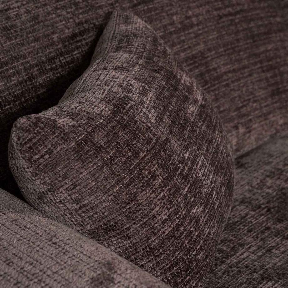 mutoni Ecksofa Cloud rechts gewebte Chenille warm brown 280x165  