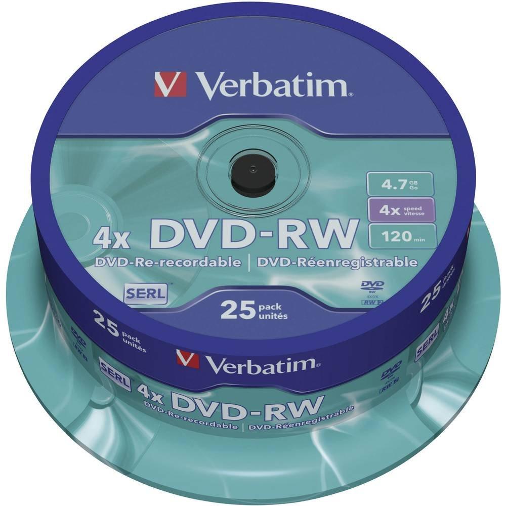 Image of DVD-RW 4.7 GB 4x 25er Spindel