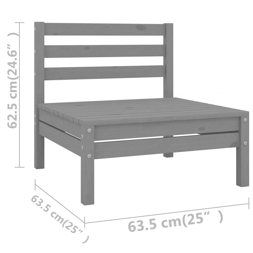 VidaXL Ensemble de meubles de jardin bois de pin  