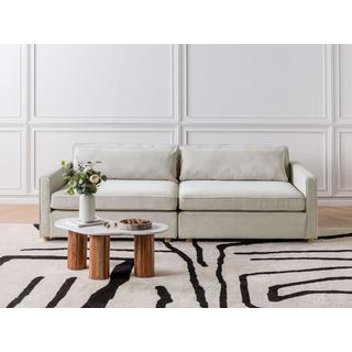 Beliani 3 Sitzer Sofa aus Cord Modern VINSTRA  