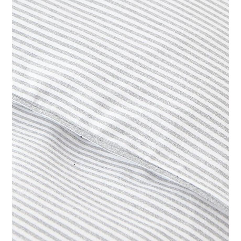 Living Home Melange Jersey Righe Set Biancheria da Letto  