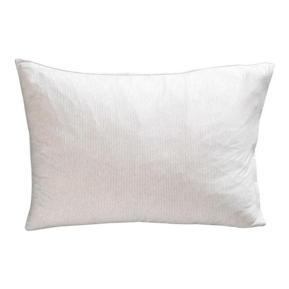 Living Home Melange Jersey Righe Set Biancheria da Letto  