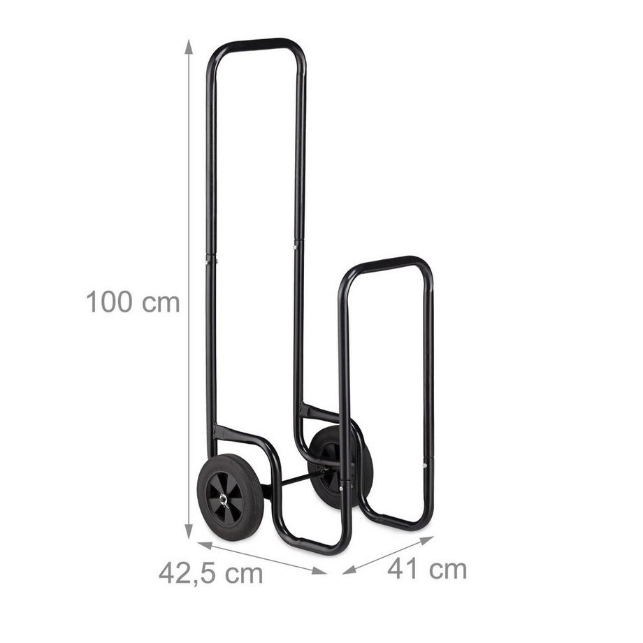 B2X  Chariot en bois et métal 