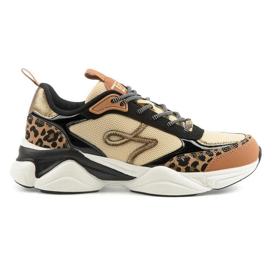Les Tropeziennes ARYA Chunky Semelle Sneakers Imprimé Léopard  