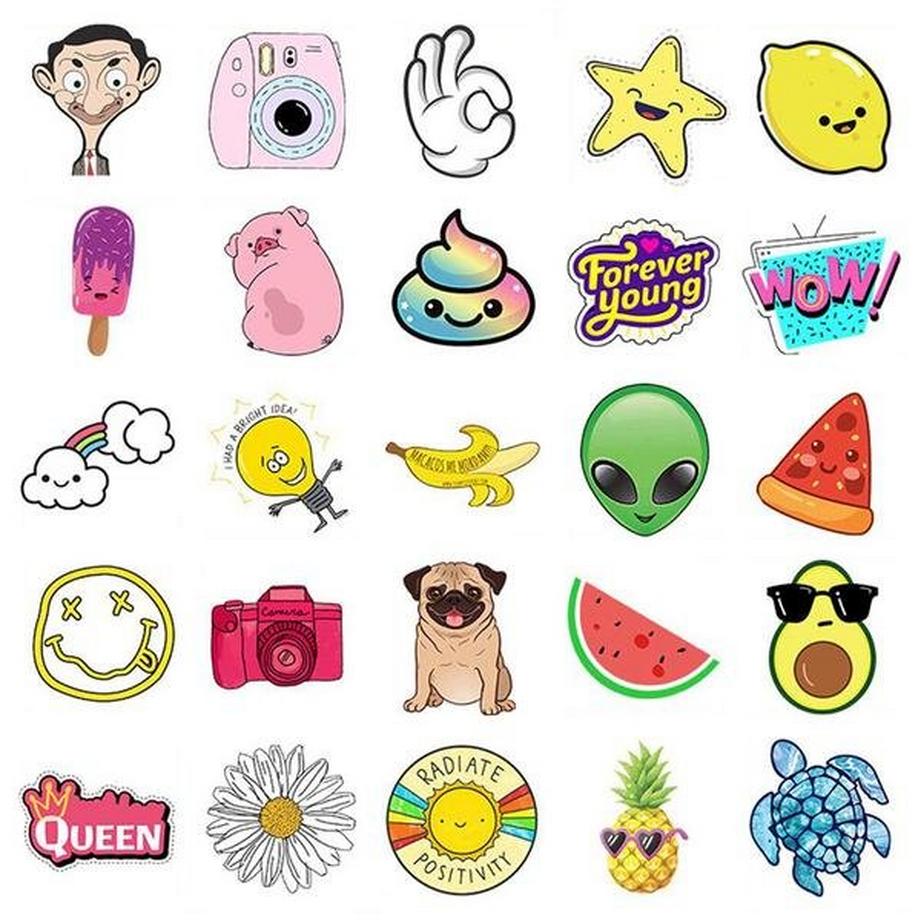 eStore 50x Aufkleber und Abziehbilder – VSCO Nr. 2  