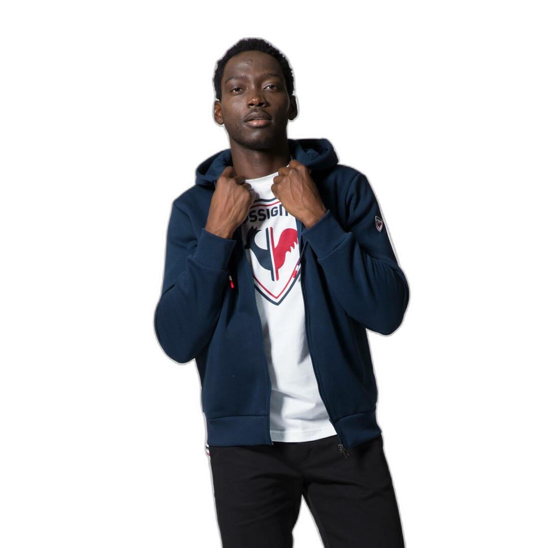 Image of Sweatshirt It Reißverschluss Und Kapuze Logo Herren M