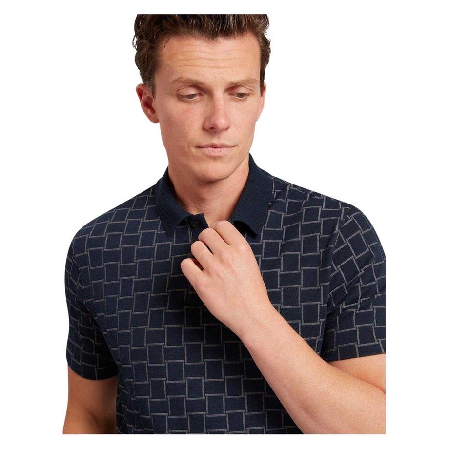 TED BAKER Polo Jacquard à Col  