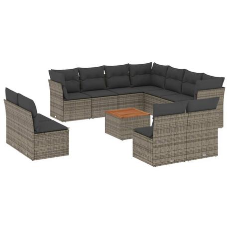 VidaXL Garten sofagarnitur poly-rattan  