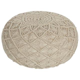 Beliani Pouf en Cotone Boho BERKANE  