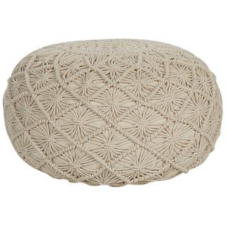 Beliani Pouf en Coton Boho BERKANE  