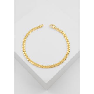 MUAU Schmuck  Bracelet réservoir en or jaune 750, 4mm, 19cm 